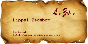 Lippai Zsombor névjegykártya